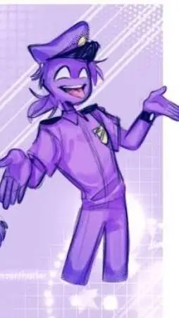 ai character: purple guy background