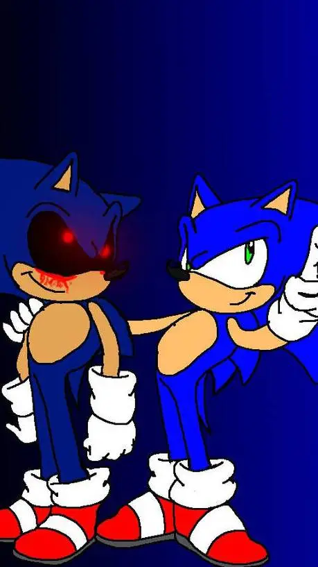 ai character: Sonic and Sonic ex background