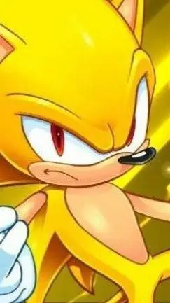 ai character: Super Sonic background