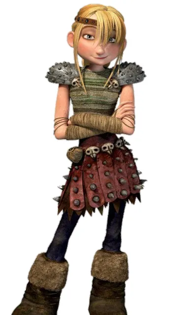 ai character: Astrid (berk) background