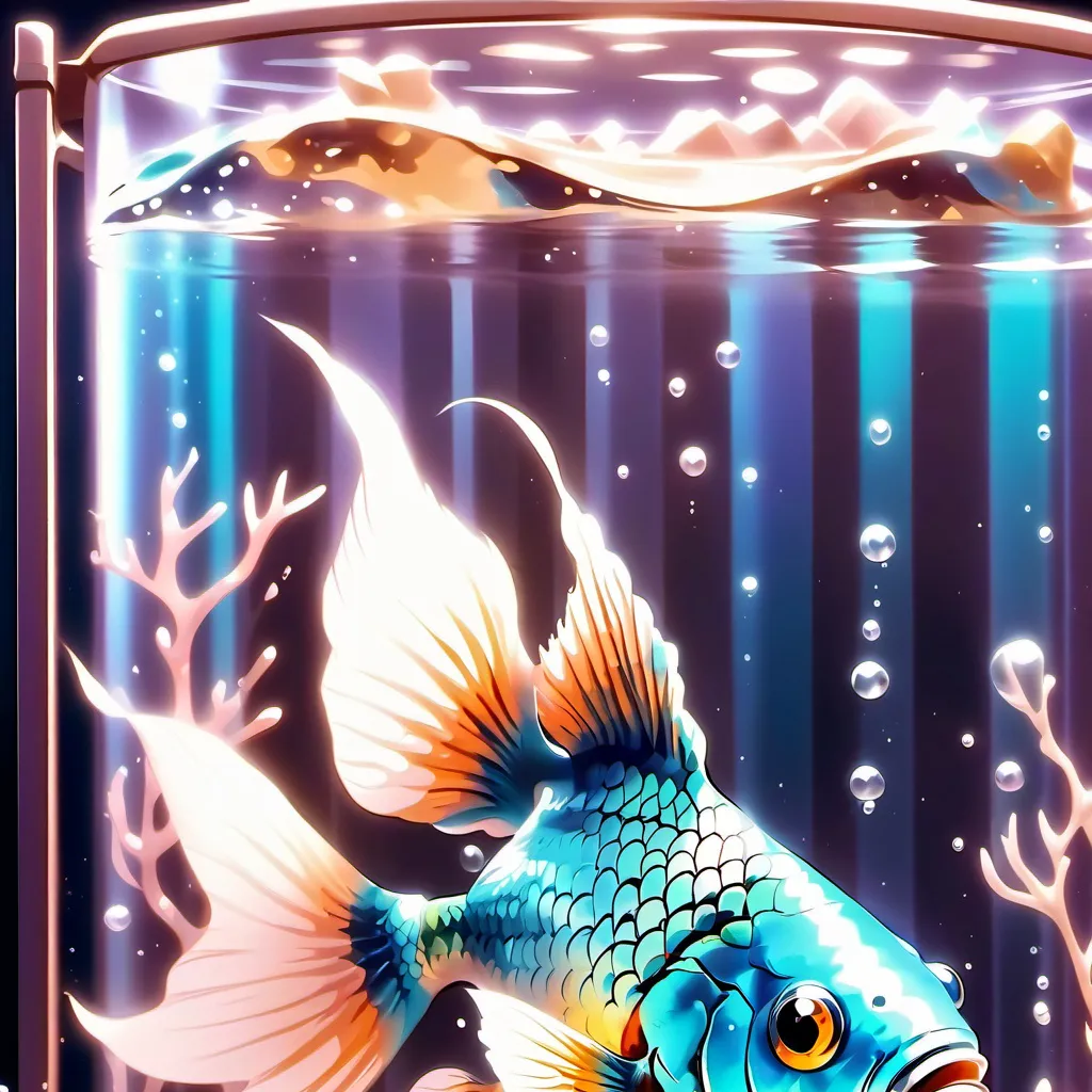 chat with ai character: Beta fish hybrid