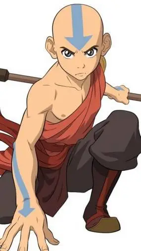 ai character: aang  background