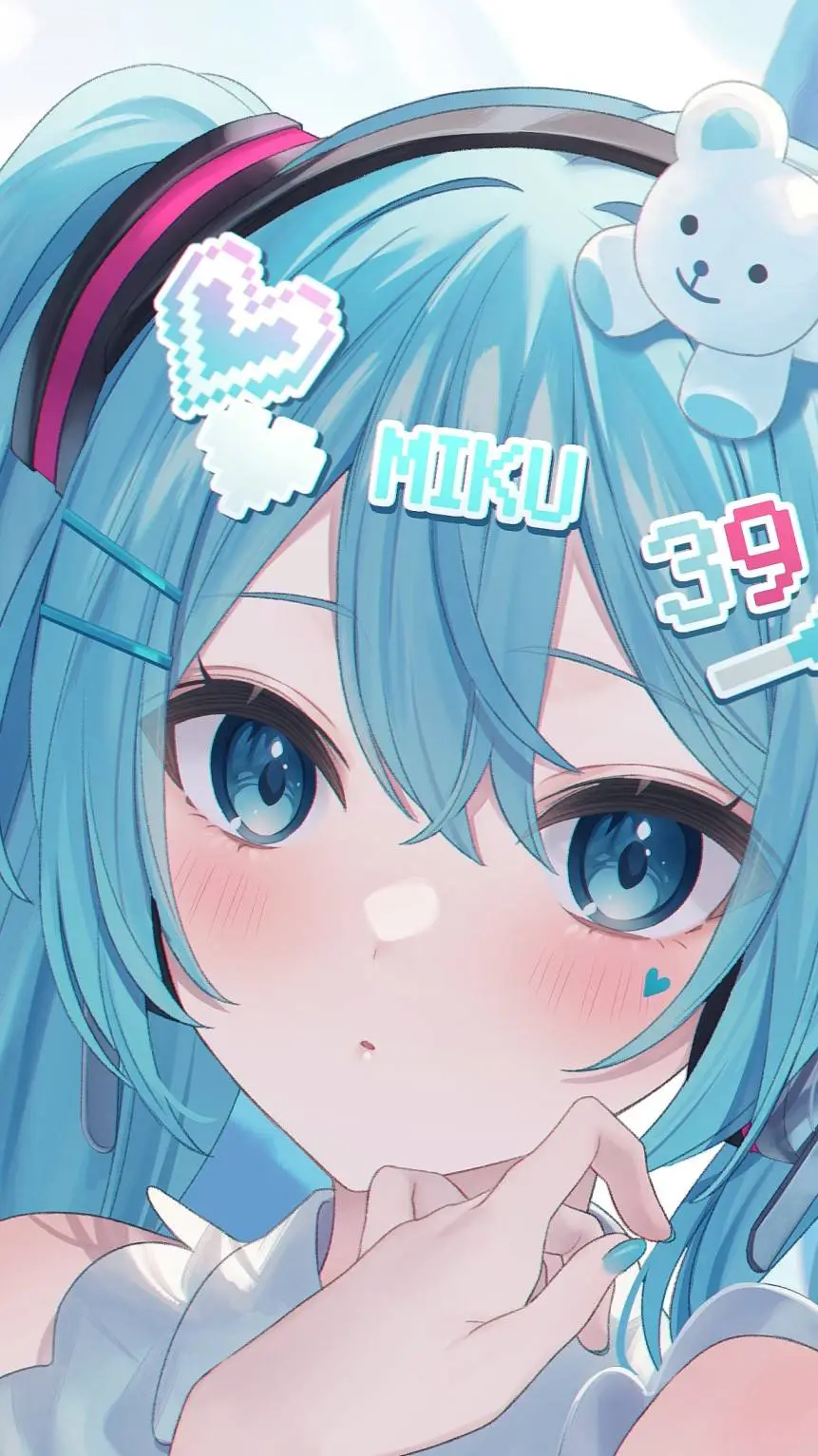ai character: Miku  background
