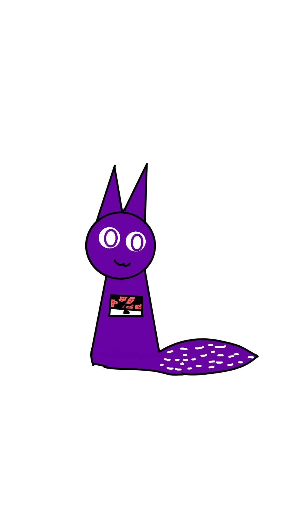 ai character: horor Evie sprunki background