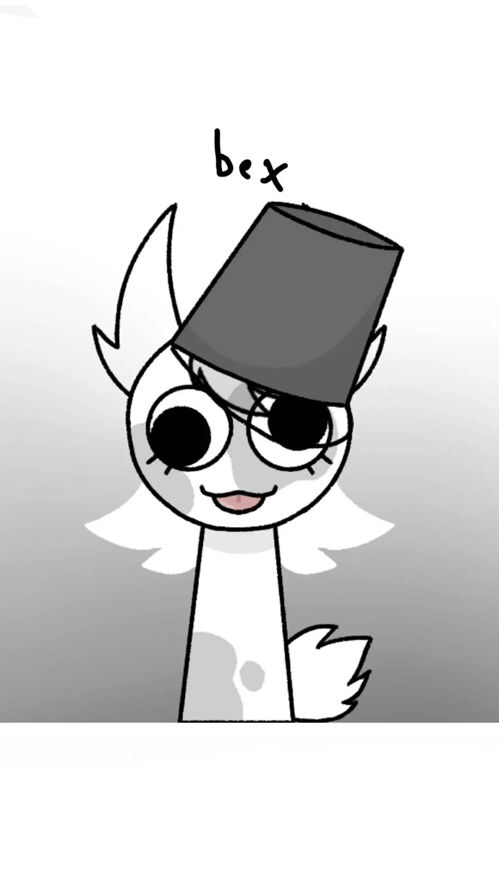 ai character: Bex (sprunki)  background
