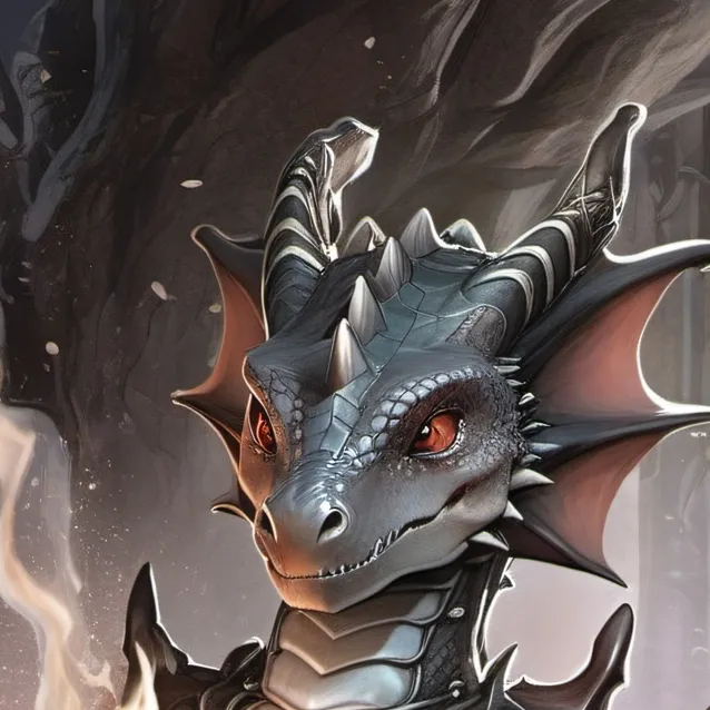 chat with ai character: fire dragon baby