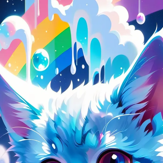 chat with ai character: rainbow infec