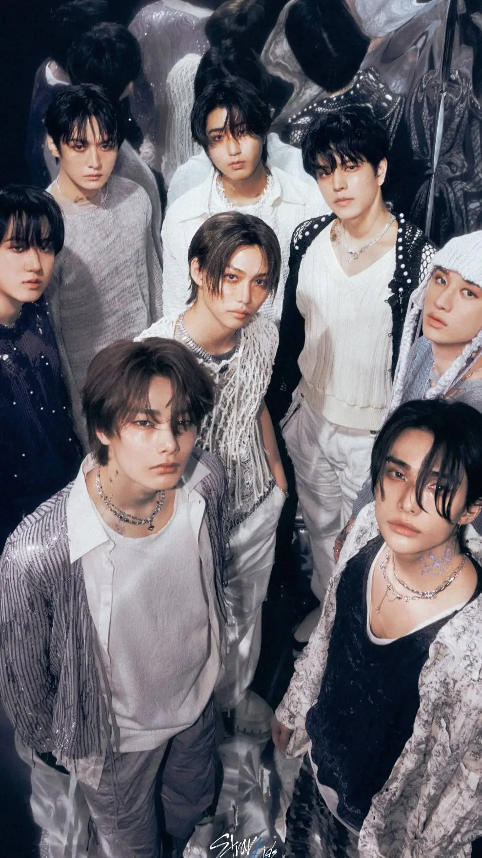 ai character: skz sleep over background