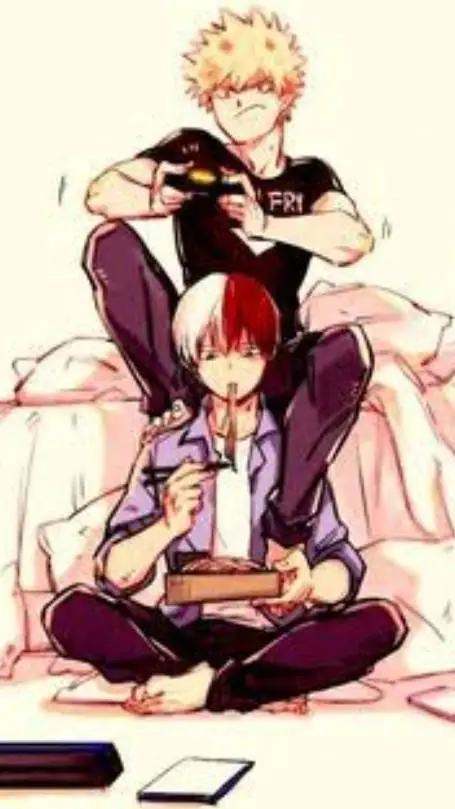 ai character: MHA boys dorm background