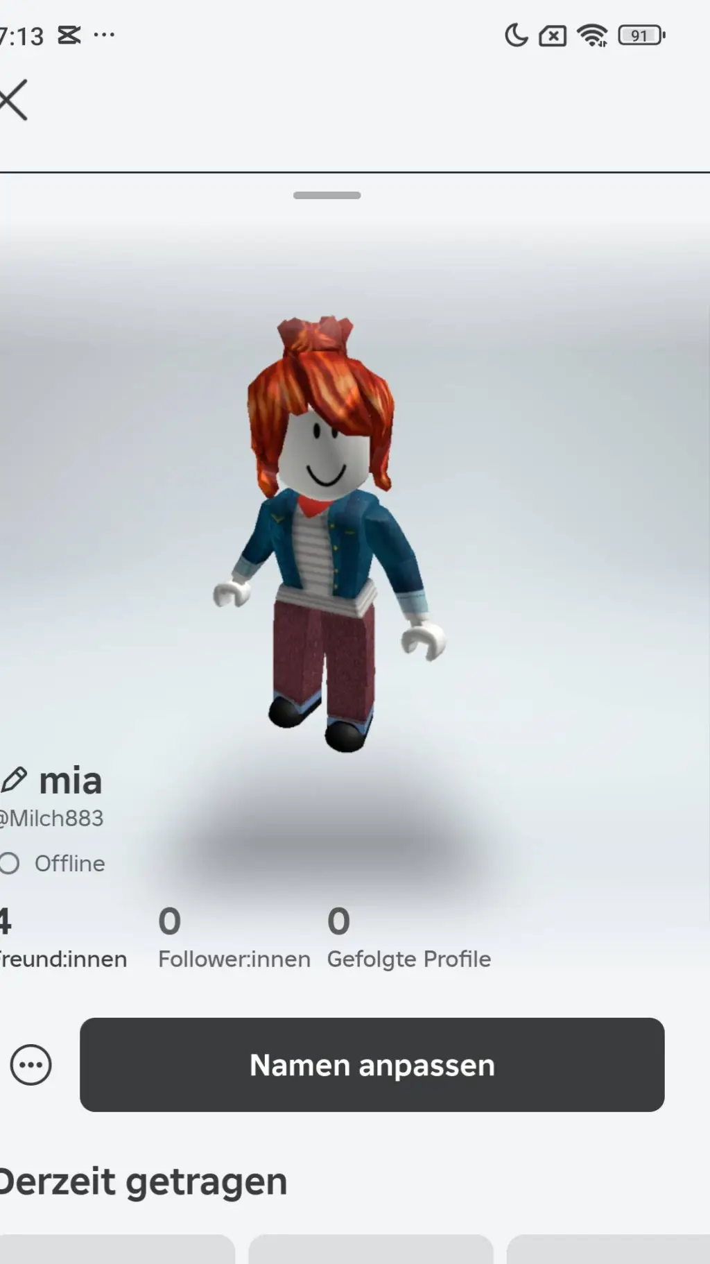 ai character: Mia background