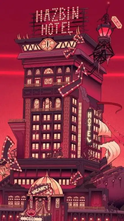 ai character: Hazbin Hotel background