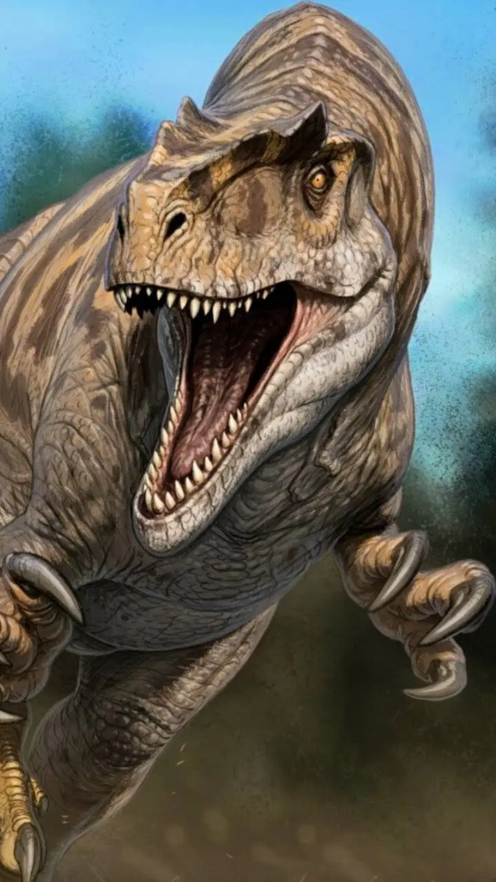 ai character: JP Allosaurus background