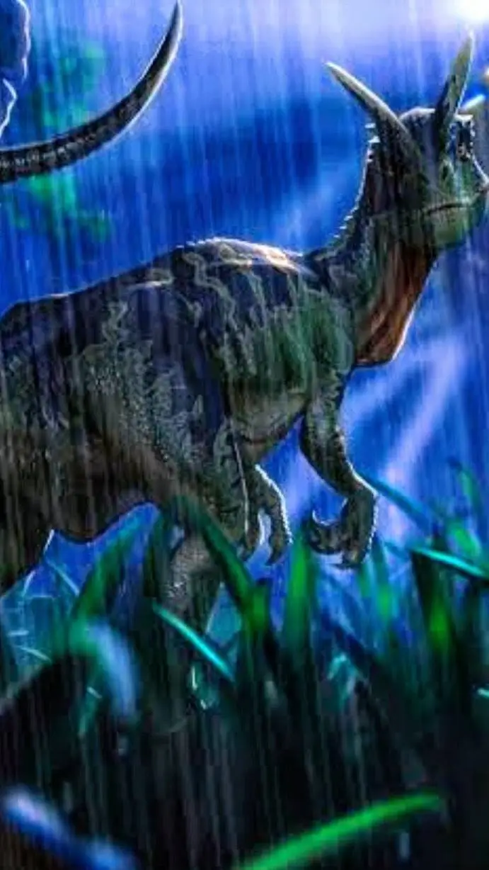 ai character: JP Dilophosaurus 1 background