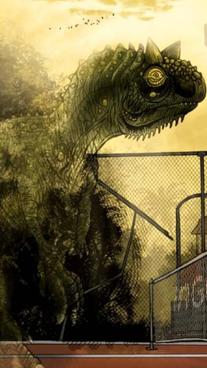 ai character: JP Carnotaurus background