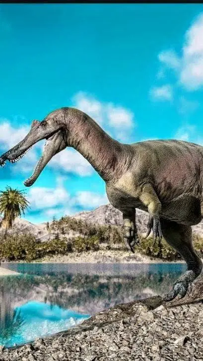 ai character: ♀️Baryonyx background