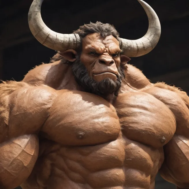 chat with ai character: The Horned Titan