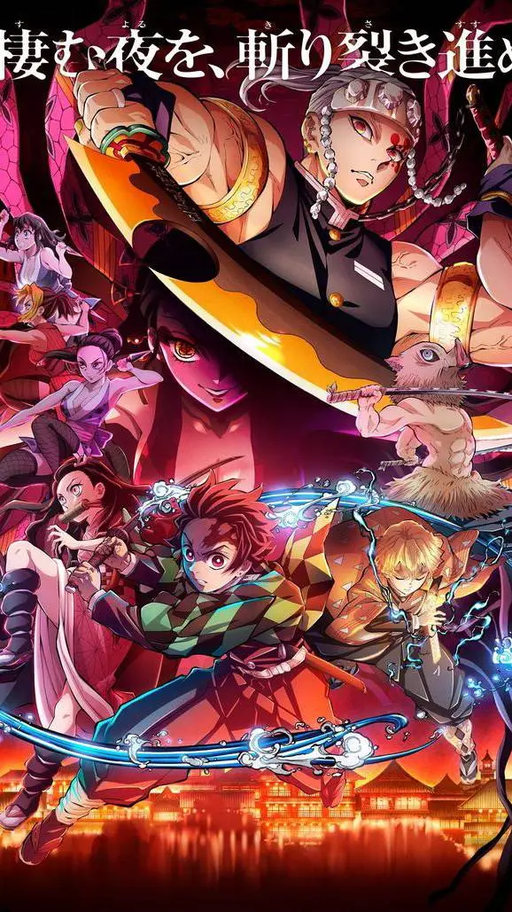 ai character: demon Slayer  background
