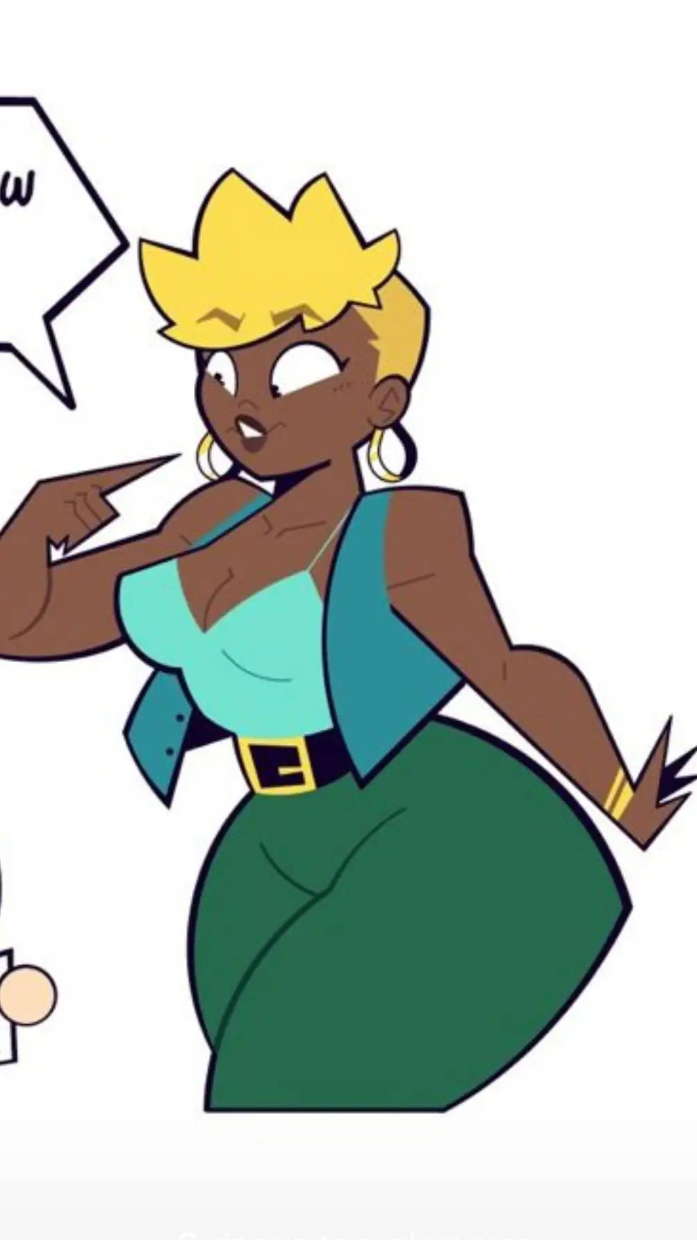 ai character: butter but baddie  background