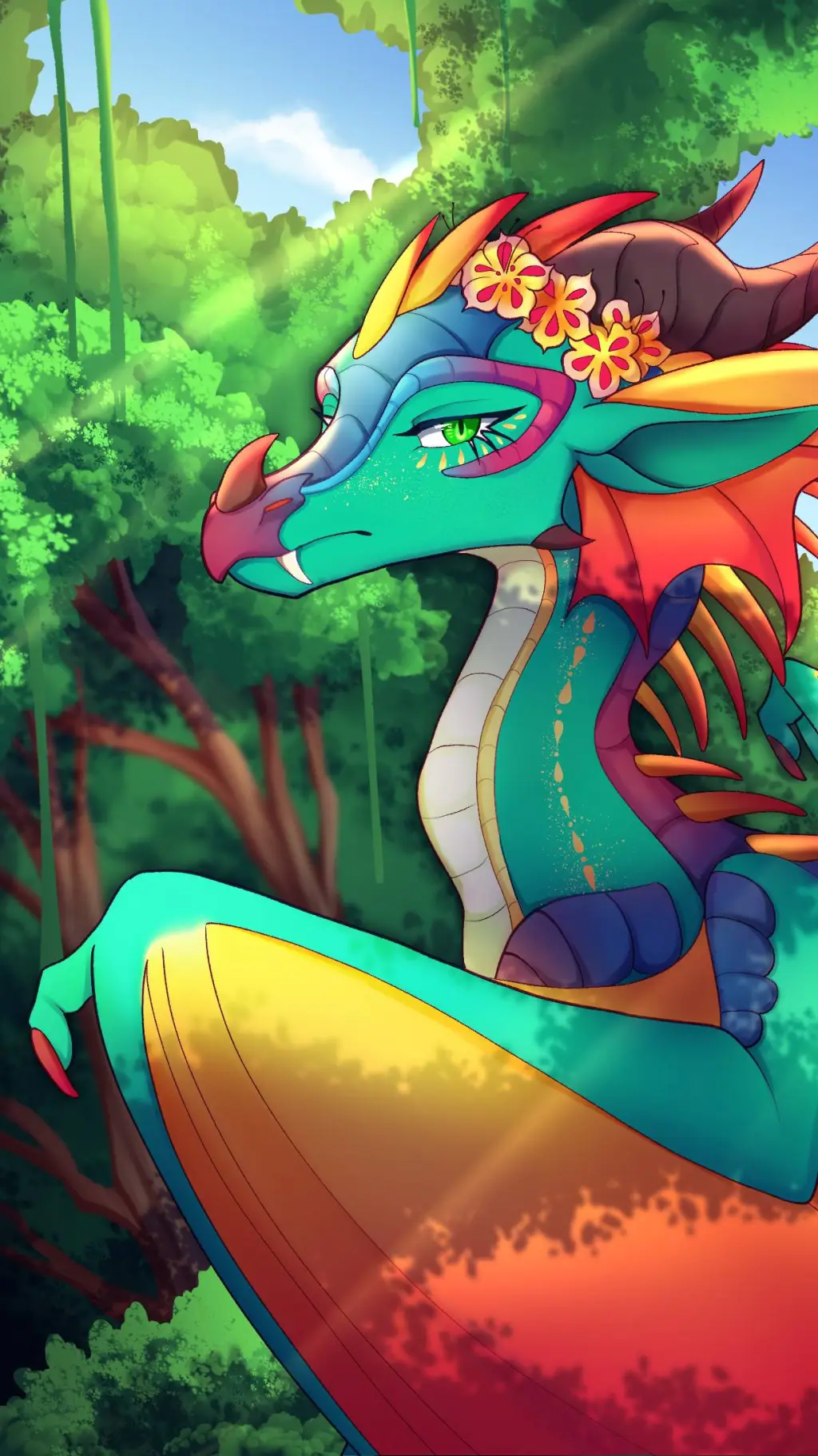 ai character: # G L O R Y # background
