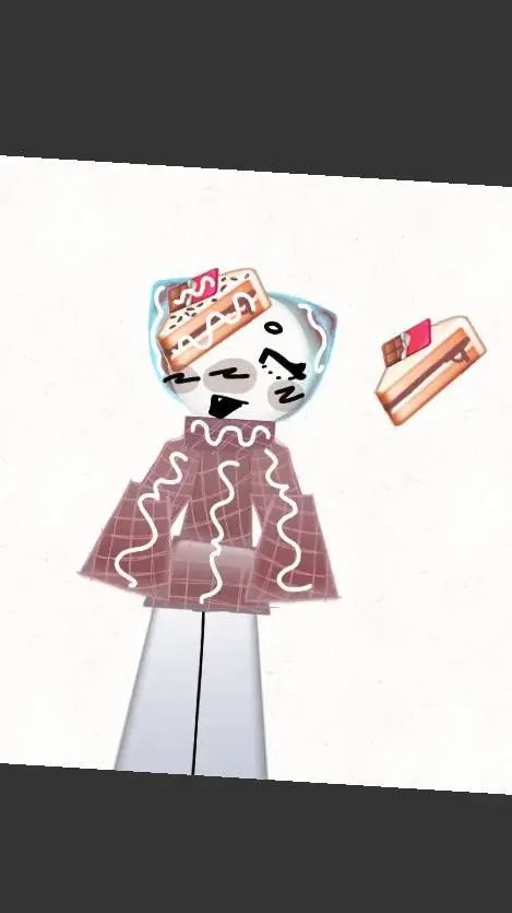 ai character: choccy background