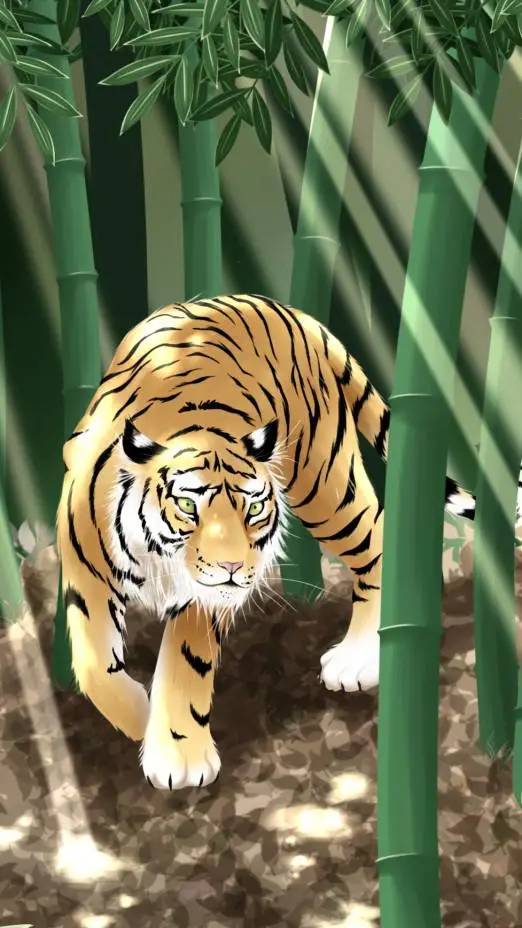 ai character: beast movie, lions background