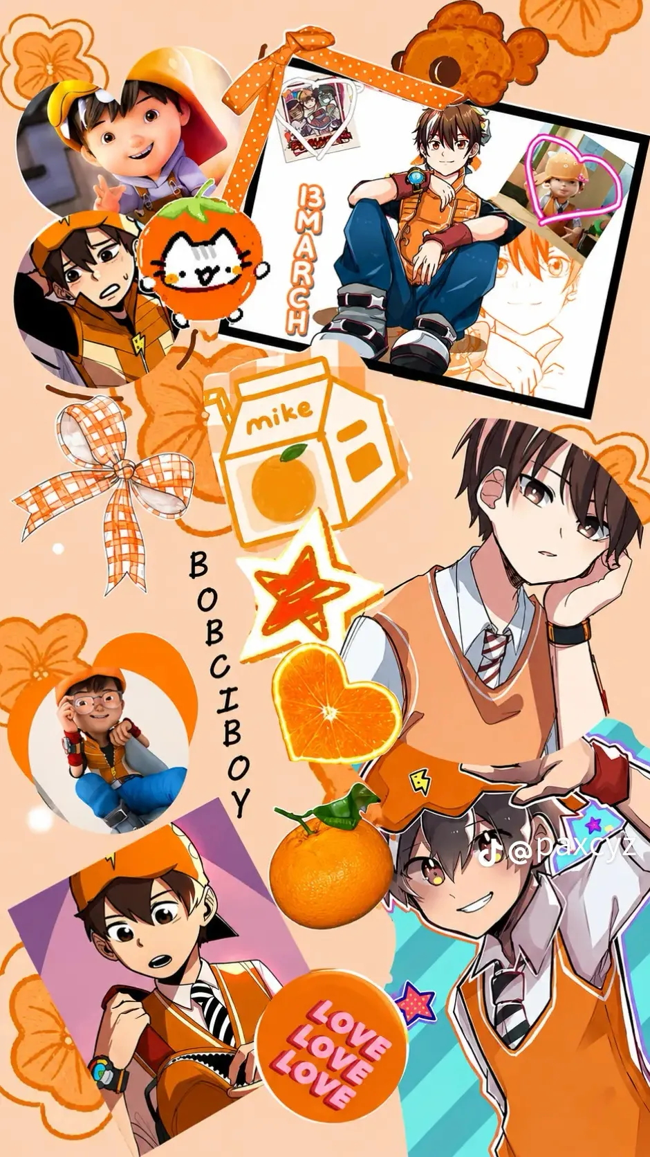 ai character: Boboiboy  background