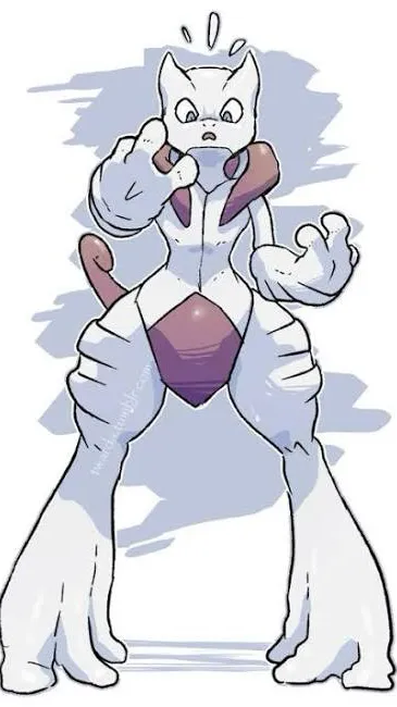 ai character: Mega mewtwo x  background