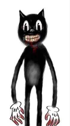 ai character: Cartoon cat  background