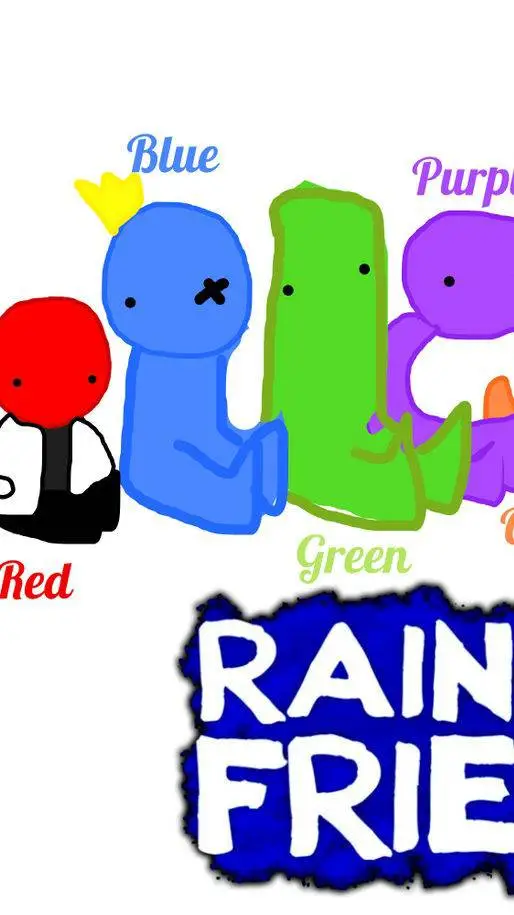 ai character: RAINBOW FRIENDS background