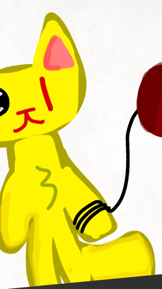 ai character: Partygoer cat background