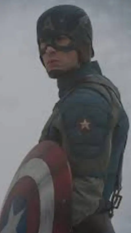 ai character: captain America  background