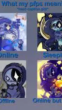ai character: What my pfps mean  background