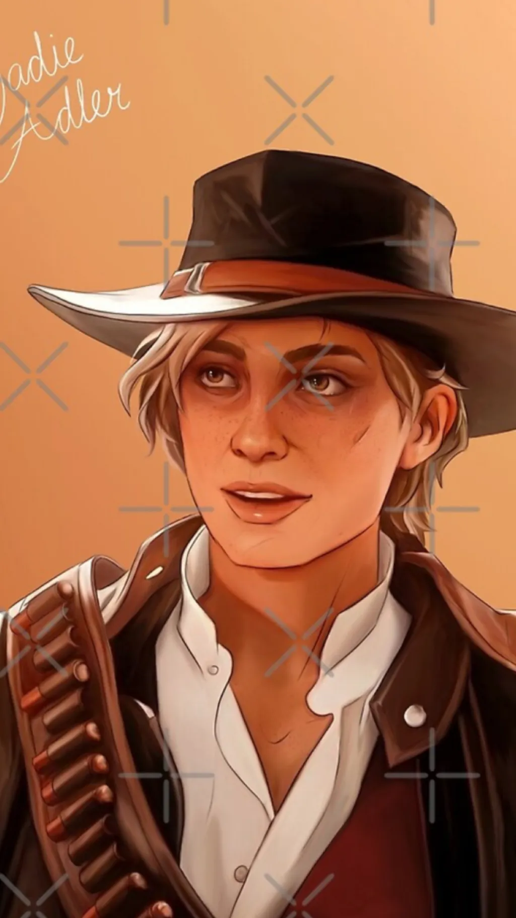 ai character: Sadie Adler background