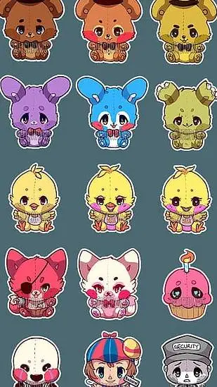 ai character: Fnaf 2...by ur mum background