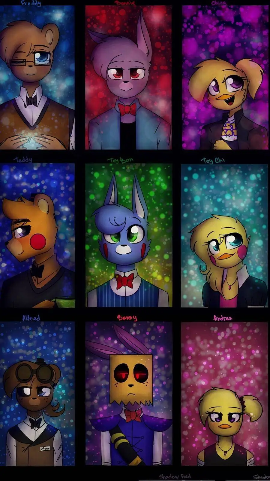 ai character: Fnaf x Sc background