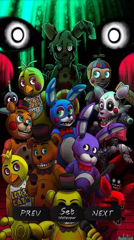 ai character: Fnaf but teenagers background