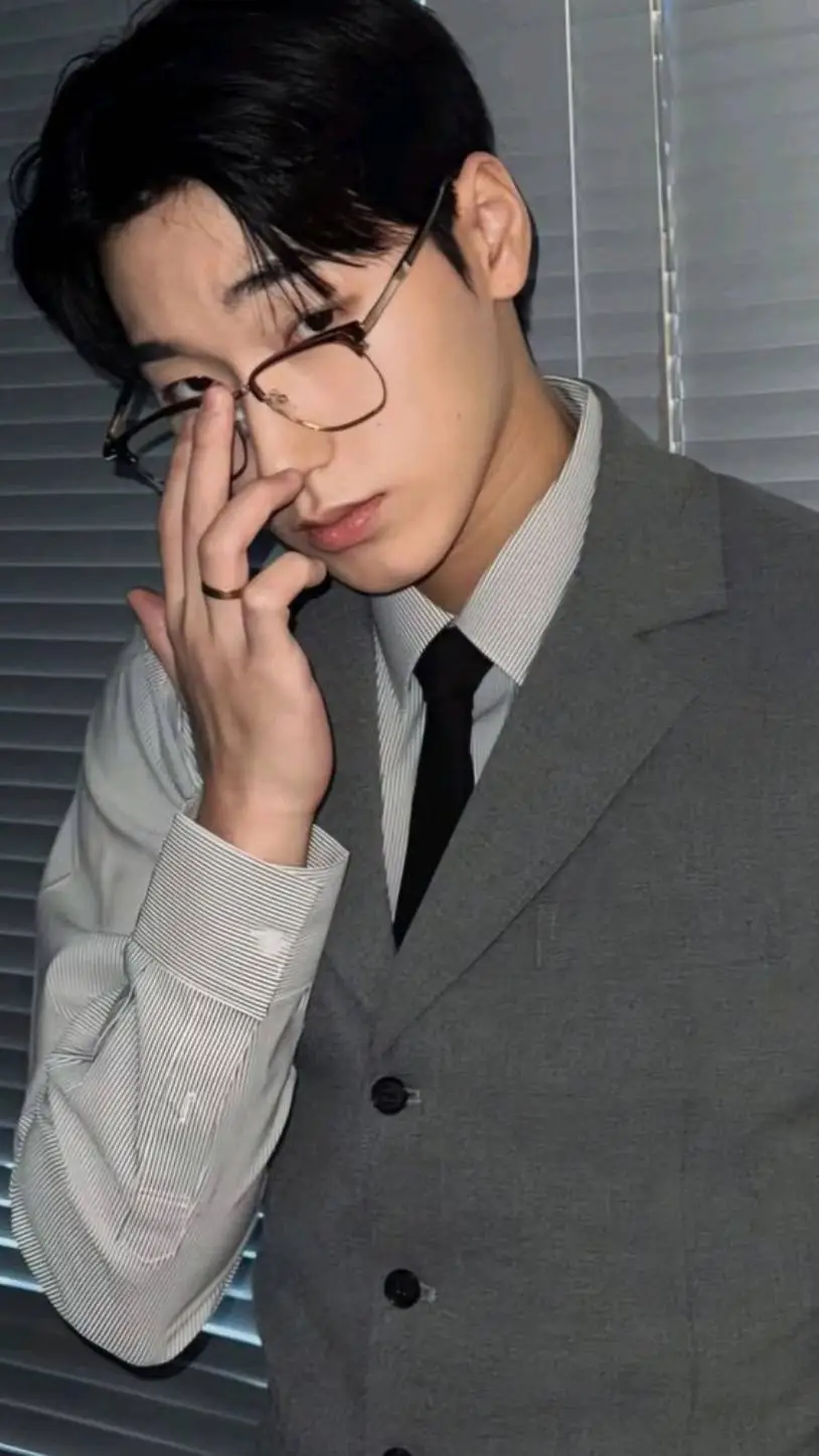 ai character: San from ateez  background