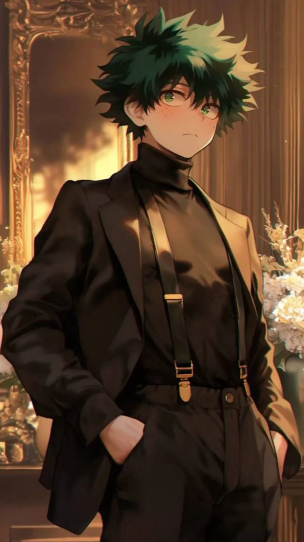 ai character: Deku likes you? background