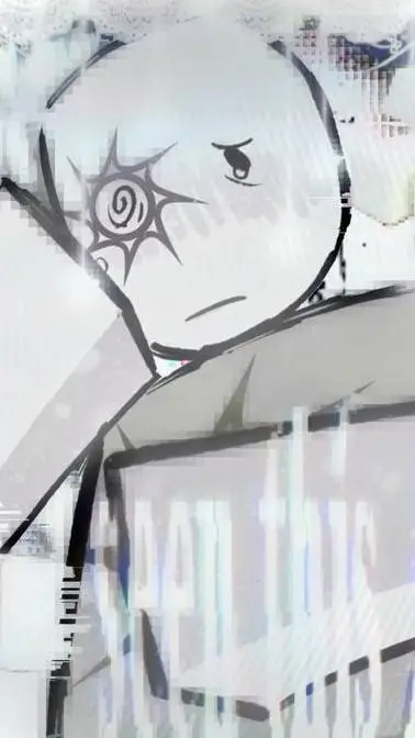 ai character: [🤍ßroken spawn꥟] background