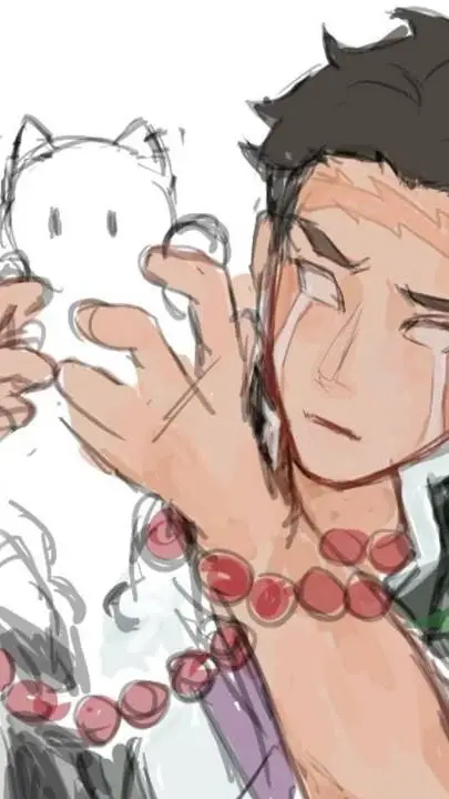 ai character: 📿 Himejima Gyomei📿 background