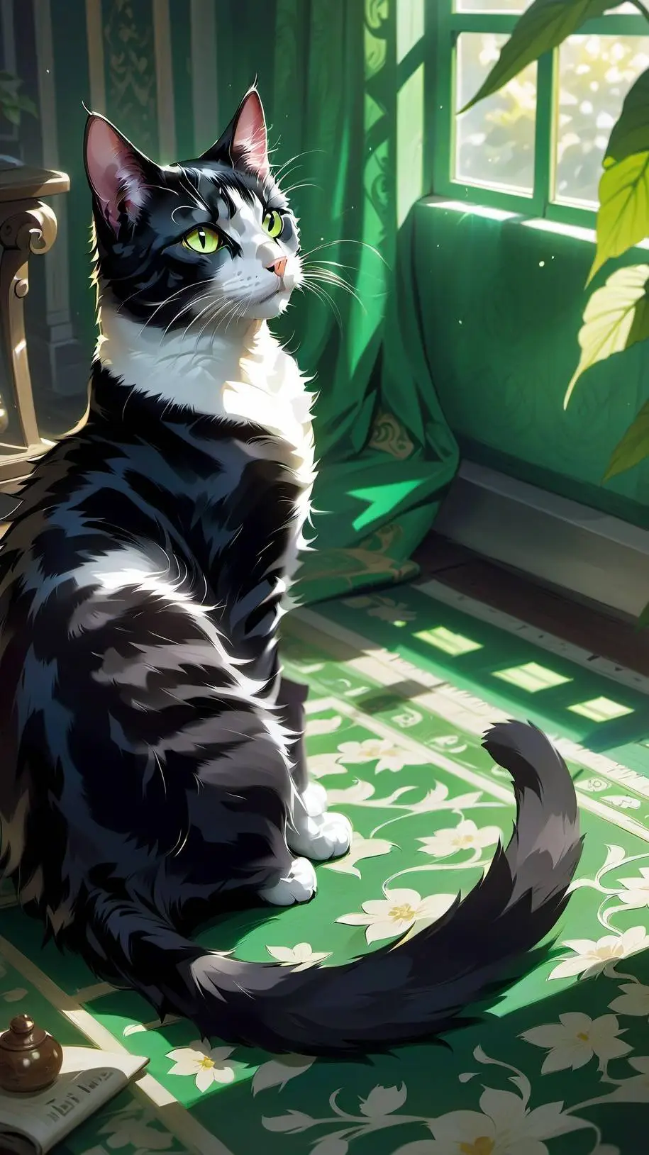 ai character: I came back to dw. background