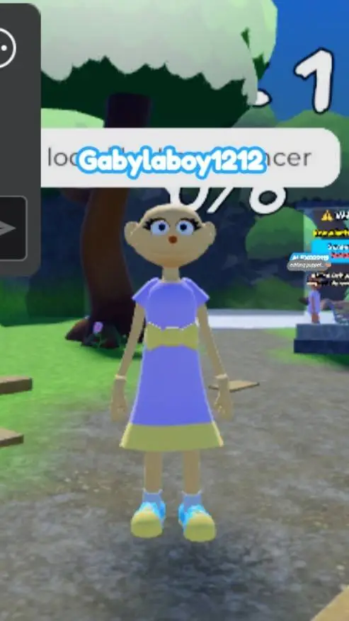 ai character: Me when Treadville background