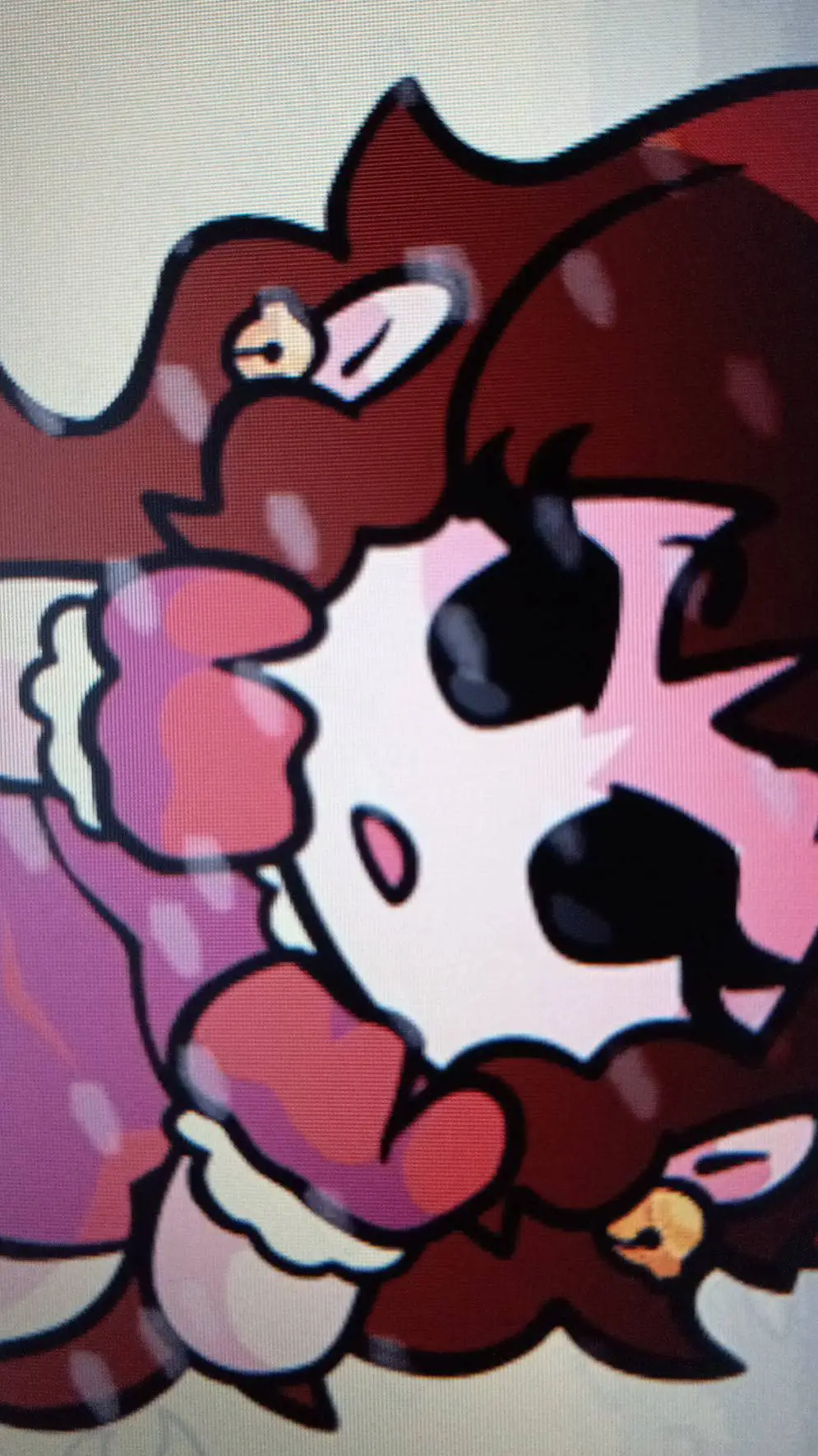 ai character: Cherry background