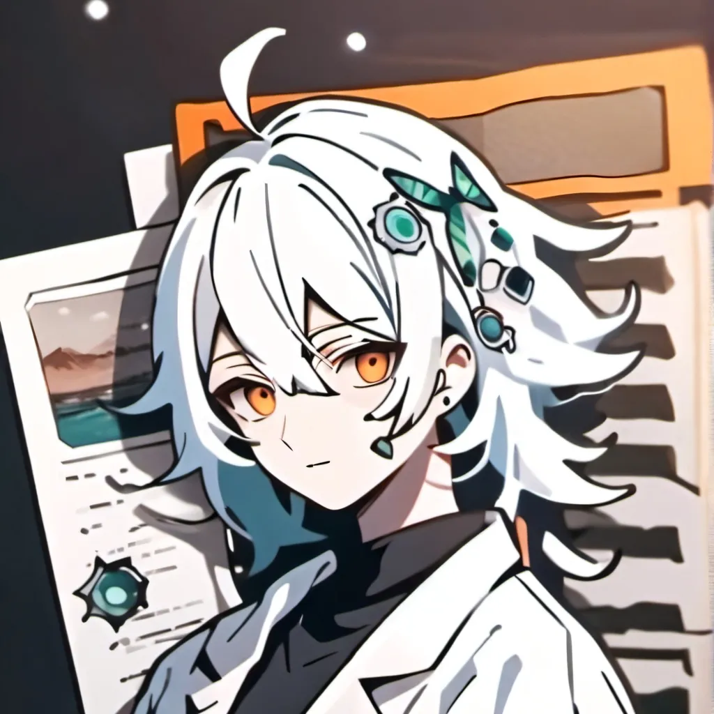 chat with ai character: White Orange Teal
