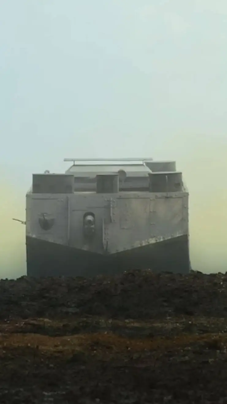 ai character: world war tank background