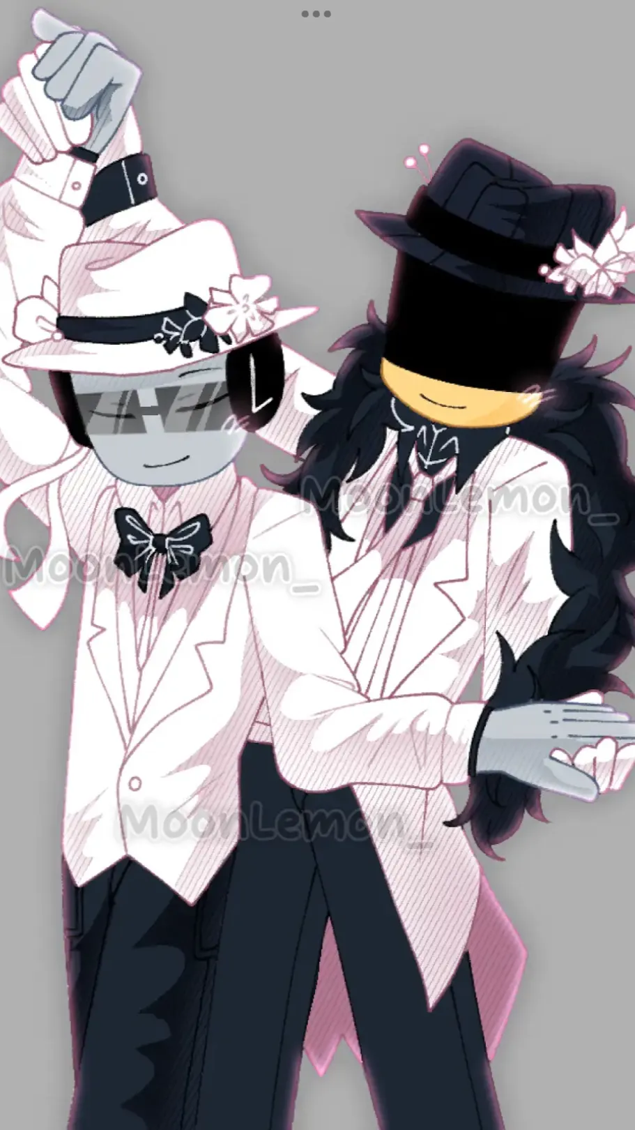 ai character: Double fedora background