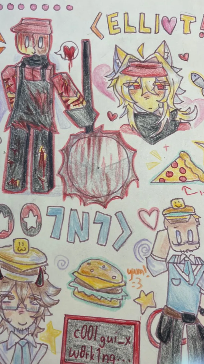 ai character: <[ pizzaburger ]> background