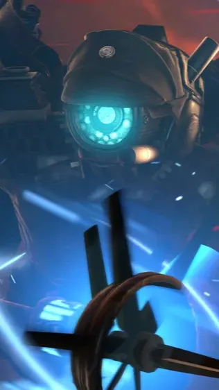 ai character: Camera team  background