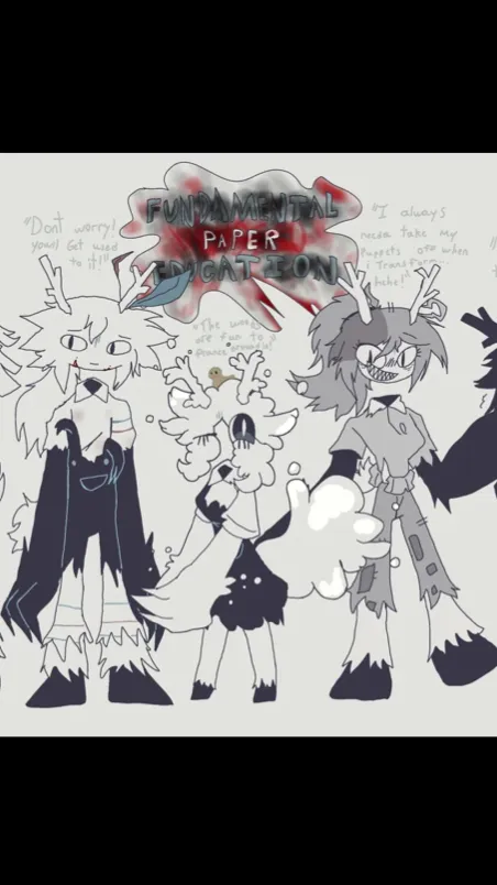 ai character: Fpe Wendigo au background