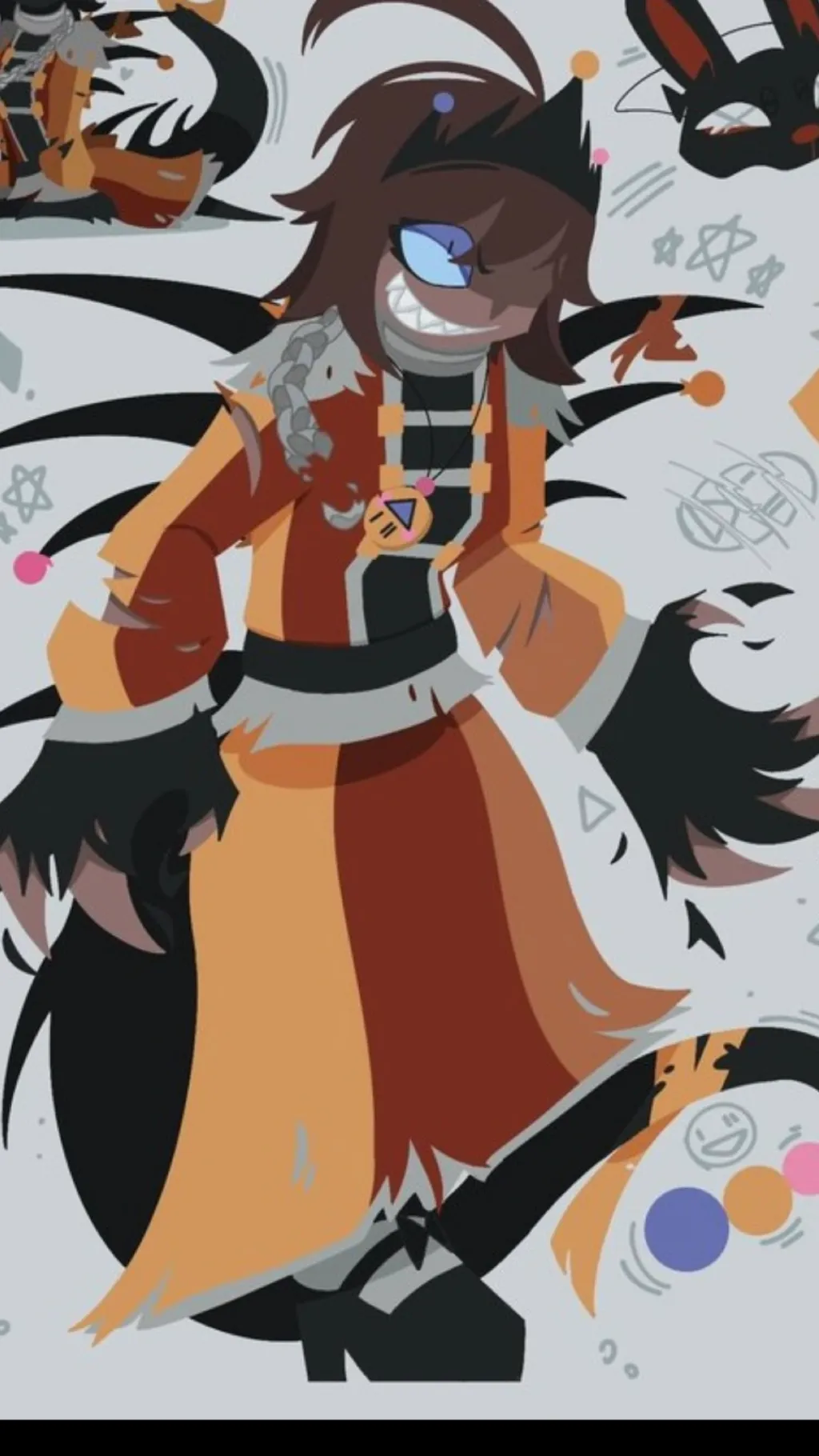 ai character: Alice circus au  background